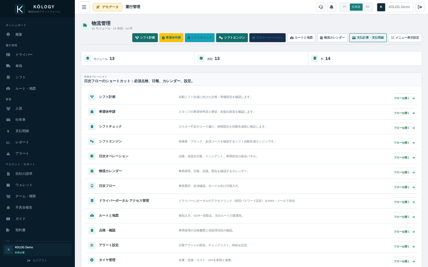 運行管理